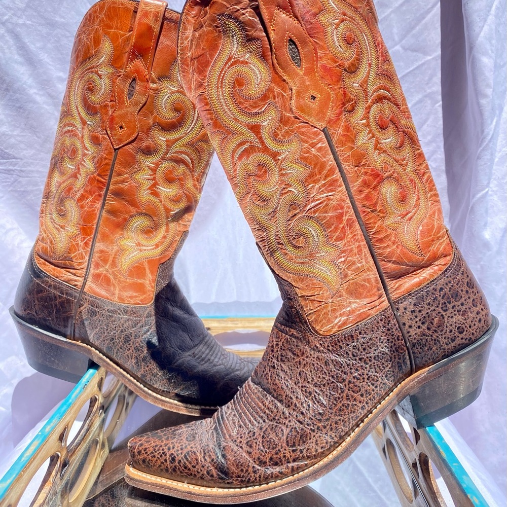 Old West cowgirl boots